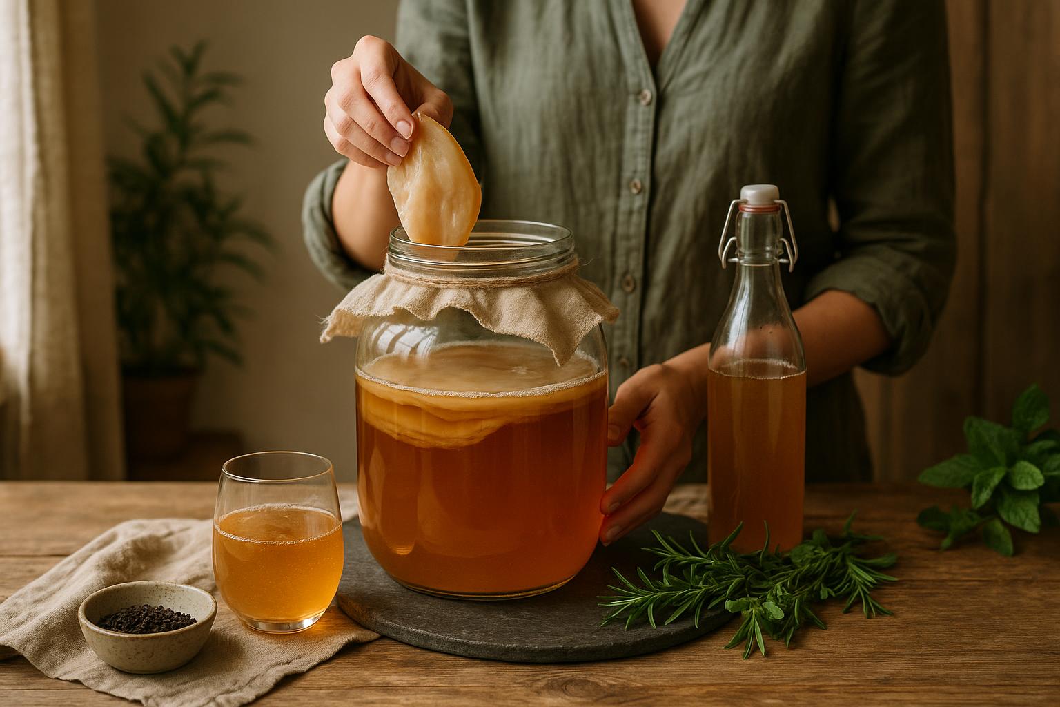 Comment faire du kombucha maison ? recette simple en 7 étape