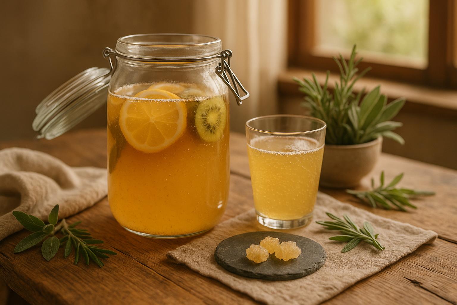 Comment faire du kefir de fruit : recette simple et efficace en 7 étapes