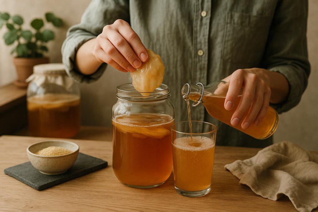 kombucha ou kéfir 