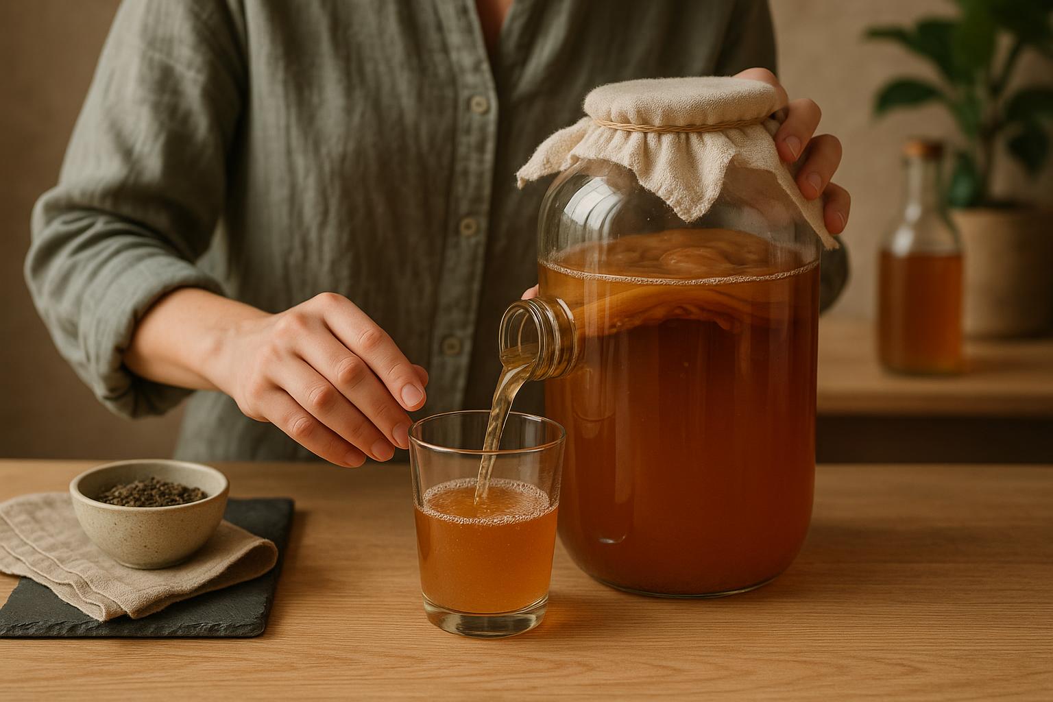 Le kombucha est-il bon le matin