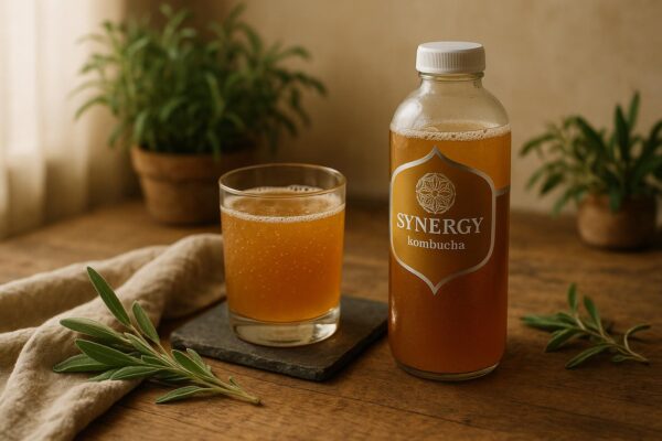 Quelle quantité de caféine dans le kombucha Synergy ?