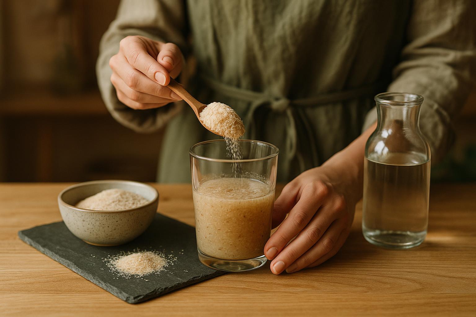 Comparaison des formes de psyllium blond : poudre, gélules et graines entières pour choisir comment utiliser le psyllium blond