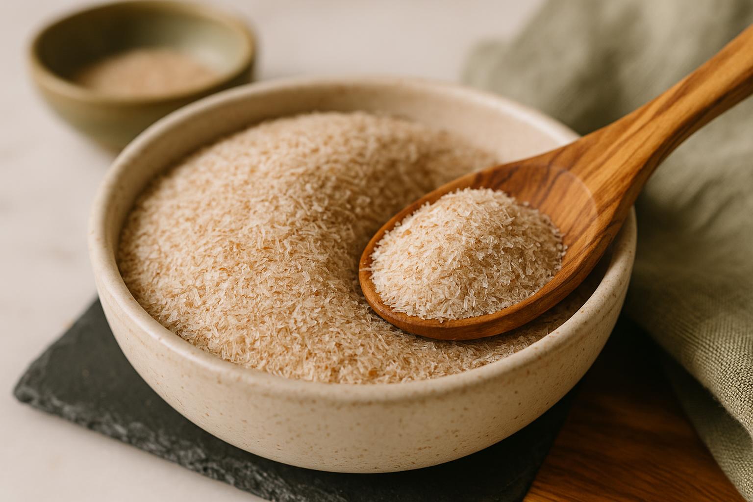 Illustration des effets de la fibre de psyllium sur la glycémie et le transit