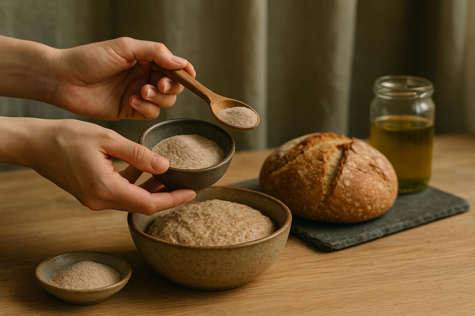 Pain sans gluten au psyllium avec mie moelleuse illustrant pourquoi mettre du psyllium dans le pain