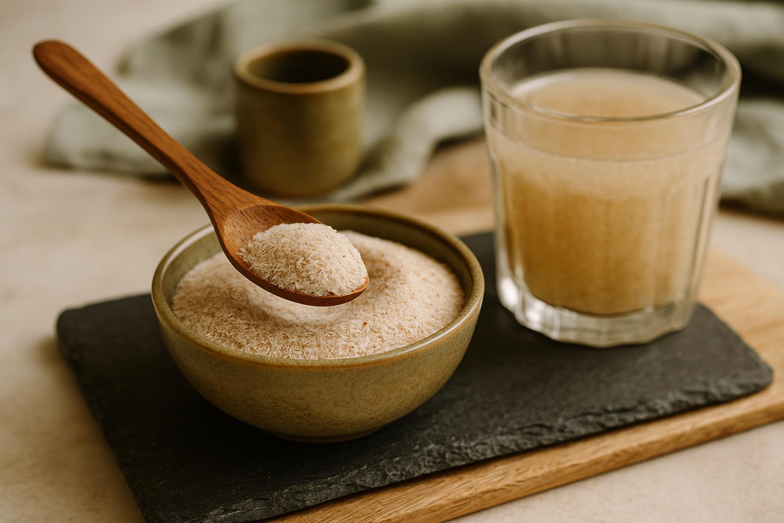 Tableau illustrant les moments optimaux pour savoir quand prendre le psyllium selon l'objectif santé