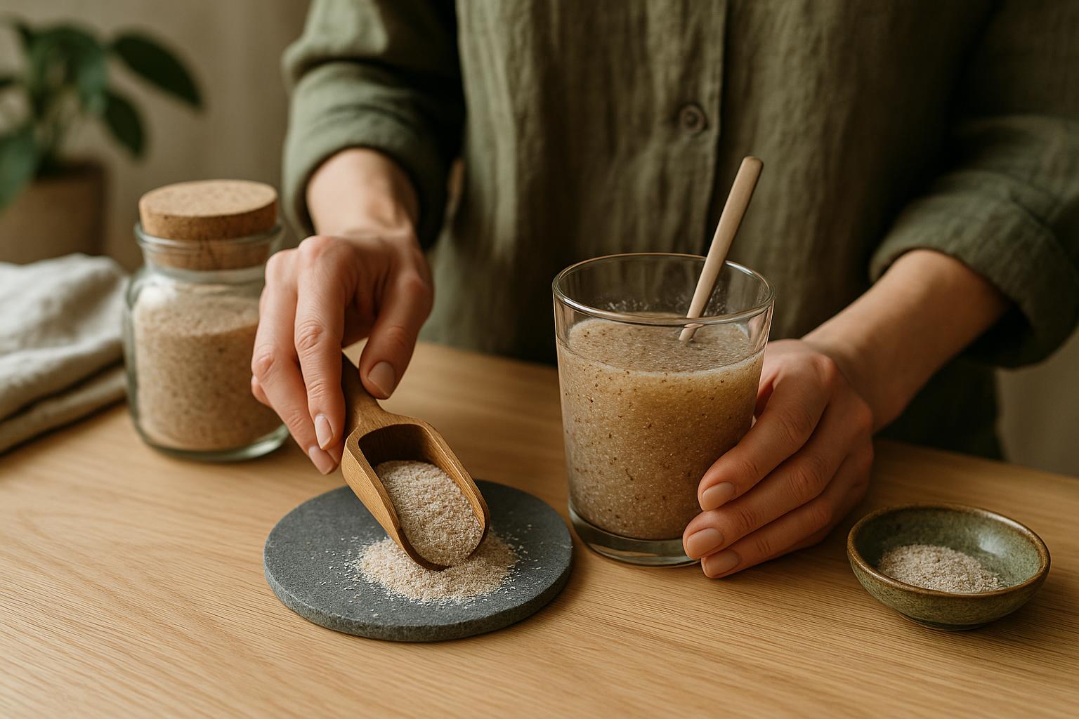 Illustration des bienfaits du psyllium sur le cholestérol et la digestion