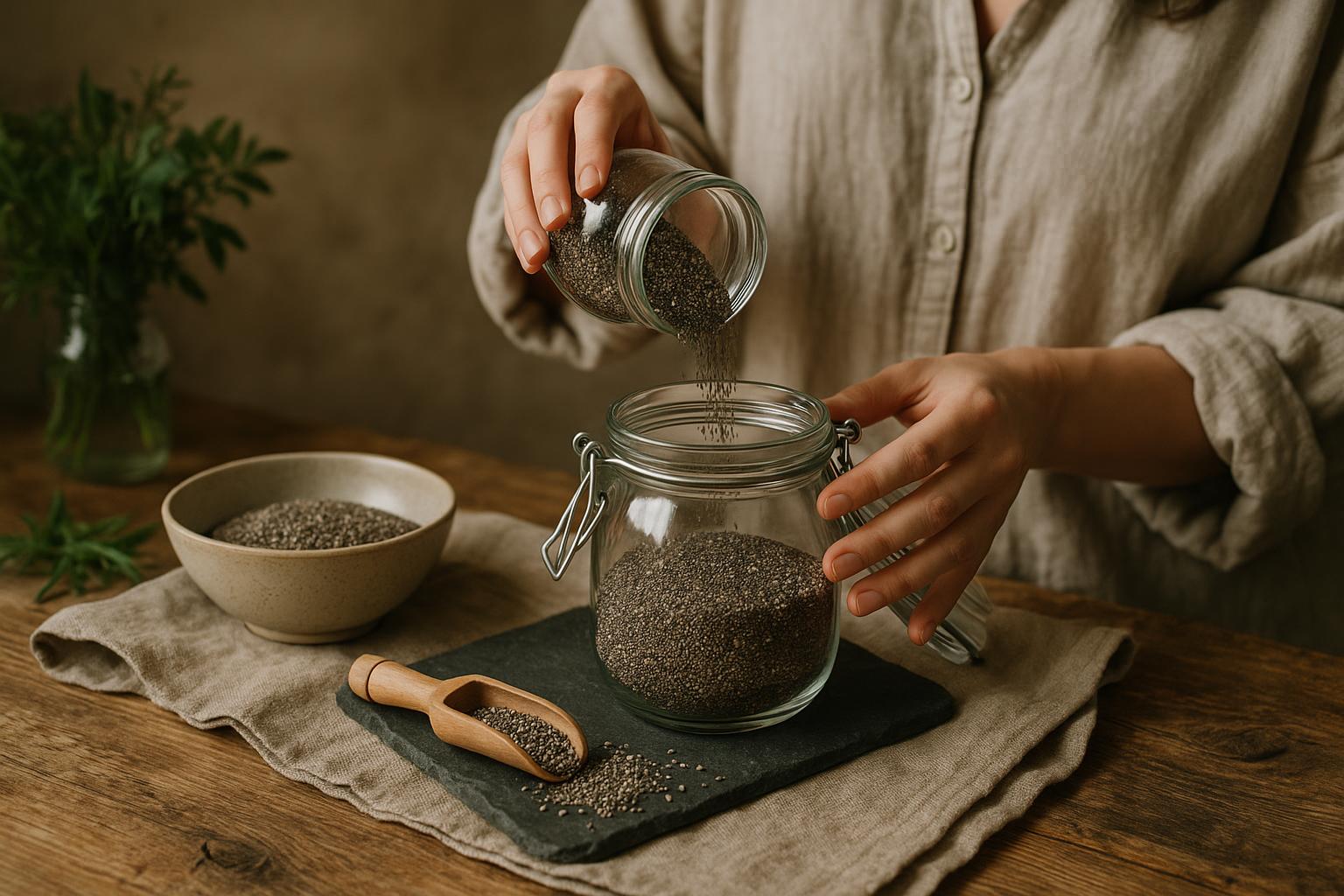Comment conserver les graines de chia