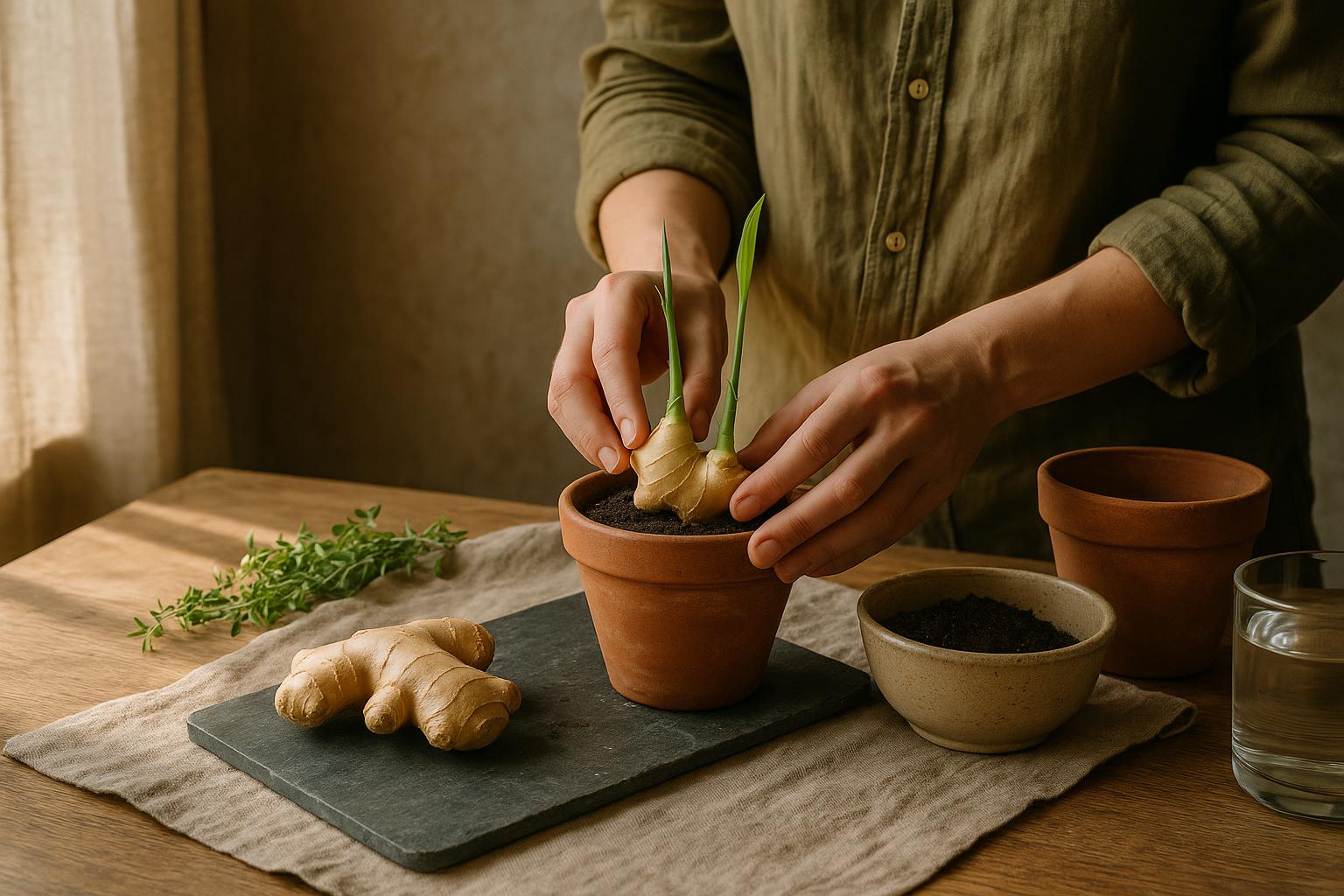 Gingembre germé : comment le planter ? Nos conseils pratiques