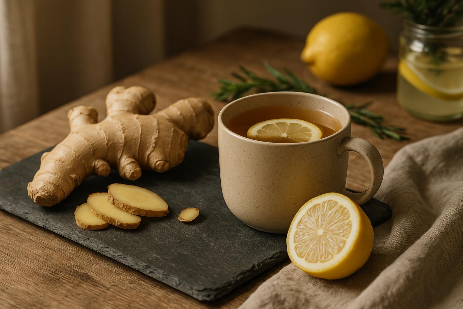 Quels sont les bienfaits du gingembre et du citron ? Effets combinés