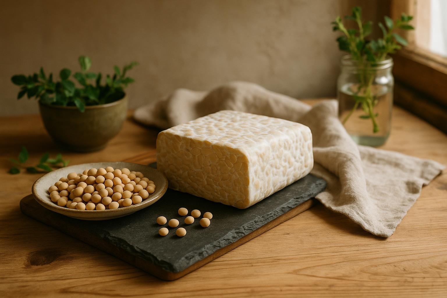 Tempeh fait à partir de quoi ?