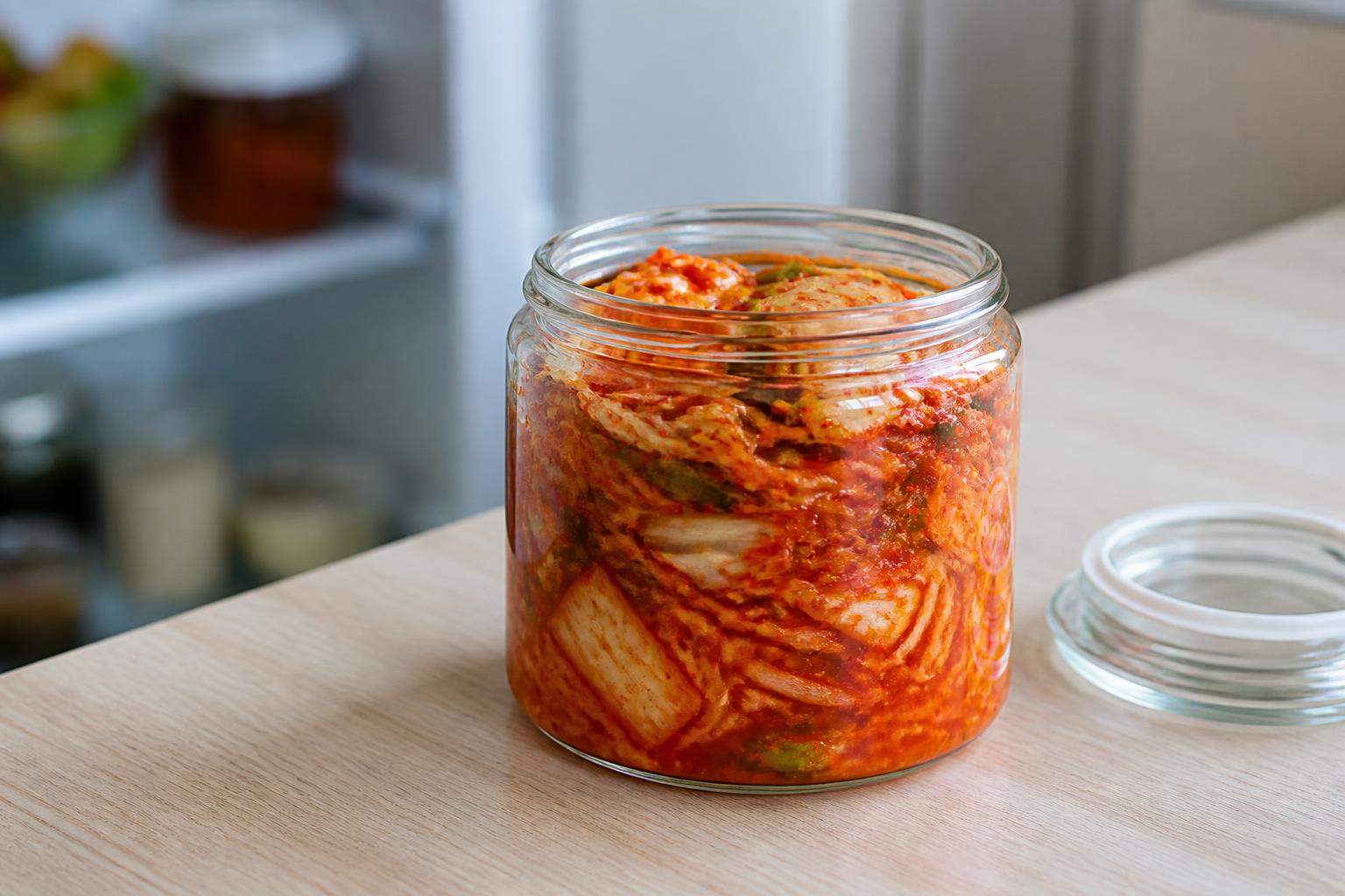 Combien de temps se conserve le kimchi ouvert ?